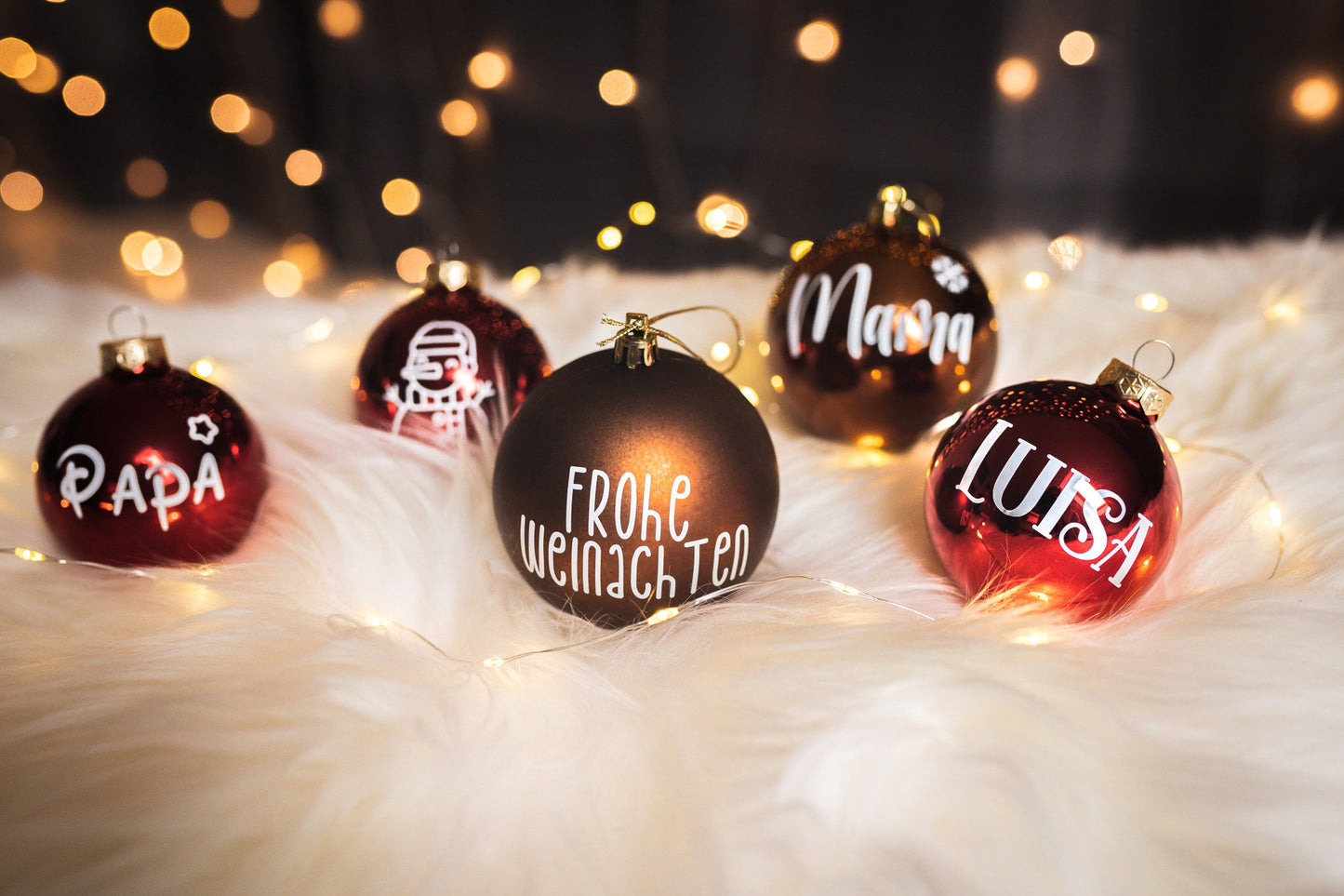 Weihnachtskugel Aufkleber
